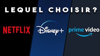 Netflix/Amazon/Disney+  - Quel est l'abonnement le plus intéressant ?