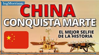 IMÁGENES A COLOR DE EL PLANETA MARTE enviadas por EL ROBOT CHINO rover zhurong CHINA EN MARTE