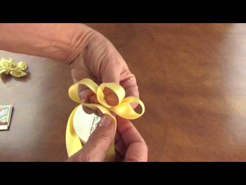 How To Make A Floral Bow How To Make A Floral Bow