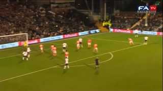 25 yard stunner by Karagounis vs Blackpool - FA Cup 3rd Round | FATV