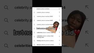 Who else used to look up celebrity phone numbers when they were younger? #phonenumbers #celebrity