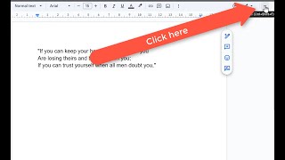 How to get your Menu or Toolbar Back in Google Docs