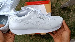 Puma turin 3 casuals shoes for men from Flipkart ..white puma shoes #whiteshoes