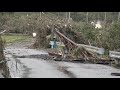 【台風19号被害状況10 14】梁川町五十沢地区