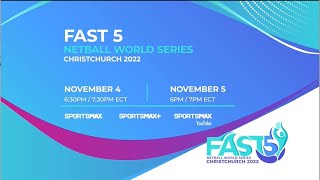 LIVE: Day 1 | Fast 5 Netball World Series 2022