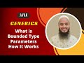 How to Restrict Generic Type Parameters | Bounded Type Parameters | Extends Keyword | Java