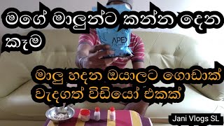 Mage Malunta Kanna Dena Kama - මගේ මාලුන්ට කන්න දෙන කෑම - Jani Vlogs SL