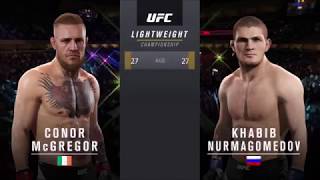 Conor Mcgregor vs Khabib Nurmagomedov Title fight: UFC 2 Fantasy Fight