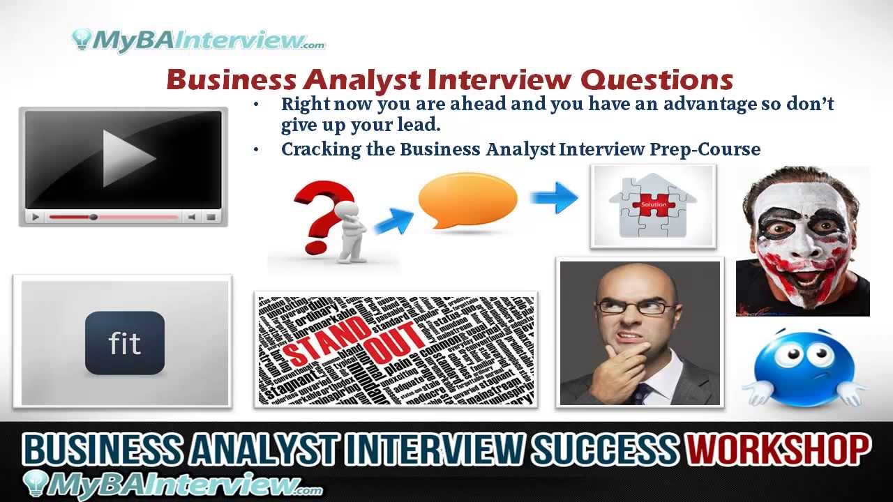 BA Interview Workshop - Business Analyst Interview Questions (Video 5 ...