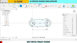 Slot\u0026Extrude\u0026design\u0026Fusion 360 part design\u0026El Cezeri su pompası mafsal tasarımı#fusion360 #design