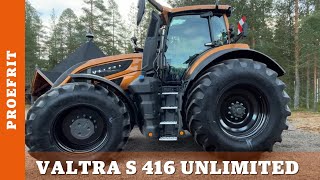 Proefrit met de nieuwe Valtra S 416 Unlimited