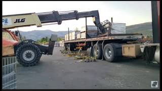 High Speed JLG Forklift Unload