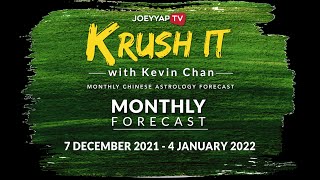 Krush It With Kevin Chan: Monthly BaZi Forecast [December 2021]