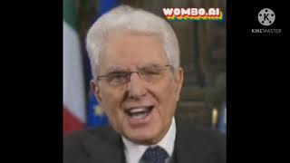 SERGIO MATTARELLA🇮🇹 WOMBO AI VIDEO||🤣🤣 FUNNIEST VIDEO OF SERGIO MATTARELLA||WOMBO AI WHATSAPP STATUS