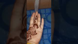 satisfying heena diy mehndi #short #viral #trending #youtubeshorts #diy #new