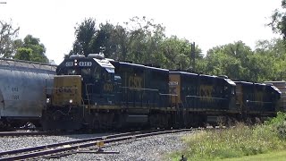 CSX GP39-2 4303 w/ Nice K5LA Leads Local M772-25 on 9/25/21