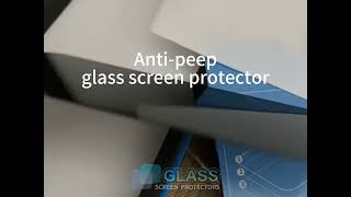 Peep guard glass screen protector function show anti peep