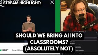 Should We Bring AI Into Classrooms? (Absolutely Not)