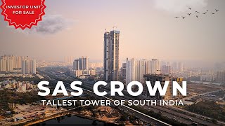 4BHK FOR SALE IN SAS CROWN AT KOKAPET| INVESTOR SHARE FOR SALE | CONSTRUCTION UPDATE