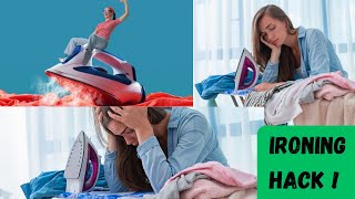 Ironing Made Easy: DIY Starch Spray for Perfect Results! Zero cost! #ironing