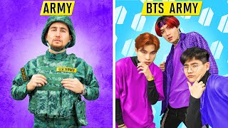 Normal People vs BTS ARMY