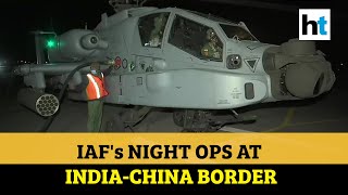 Watch: IAF's Chinook, Apache \u0026 MiG-29 conduct night ops at India-China border