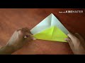 how to make a pepar fish with origami art පහසුවෙන්ම ඔරිගාමි මාලුවෙක් හදමු.