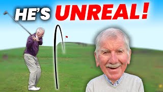 Easiest Swing In Golf - AMAZING 80 Year OLD GOLFER !