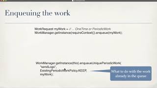 Android | Work Manager | Constraints
