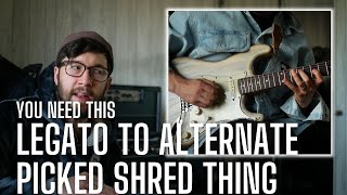 You Need this Lick Blending Legato and Alternate Picking