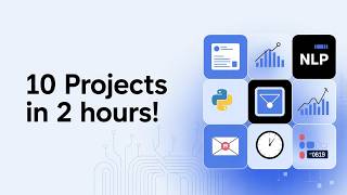 10 Real-World Data Science Projects in 2 Hours | Full Python Portfolio Walkthrough