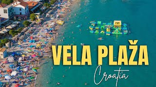 Vela plaža Beach in Baška, Krk Island in Croatia