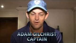 Gilchrist about Deccan chargers | caption | 2010 | Champions trophy |old vedio #ipl 2008