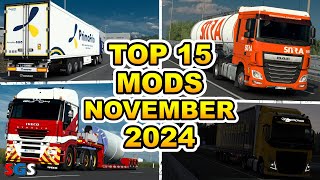 |ETS2 1.53| TOP 15 MODS - NOVEMBER [2024]