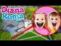 Drone Catches DIANA AND ROMA AT HAUNTED TOY STORE!! *KIDS DIANA SHOW IN REAL LIFE*