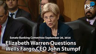 Warren Demands Answers from Wells Fargo CEO