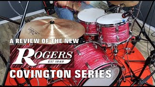 ROGERS DRUMS COVINGTON KIT REVIEW feat 3 TUNING PROFILES  FOR 6 STYLES OF MUSIC