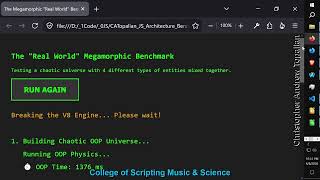 Speed Testing JavaScript with Four Different Architectures