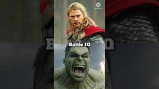 Thor vs Hulk #shorts #mcu #marvel #dc #avengers #thor