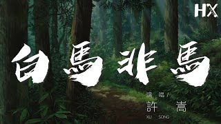 許嵩 - 白馬非馬『就像一部電影原諒慘敗的票房』【動態歌詞Lyrics】