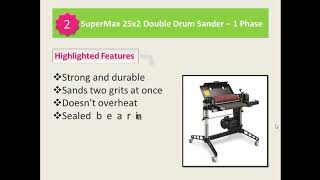 Top 3 Best Supermax Drum Sander