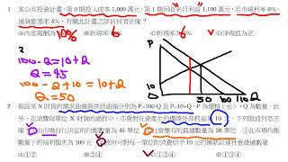 公職考試解題 - 112年度退除役軍人轉任公務人員考試三等考試會計類科財政學 1/4