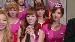 101119 SNSD - Waiting Room@ KBS2 Music Bank