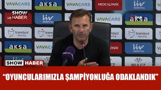 Okan Buruk: Tek düşüncemiz Fenerbahçe maçı kazanıp şampiyon olmak | Fatih Karagümrük 2-3 Galatasaray