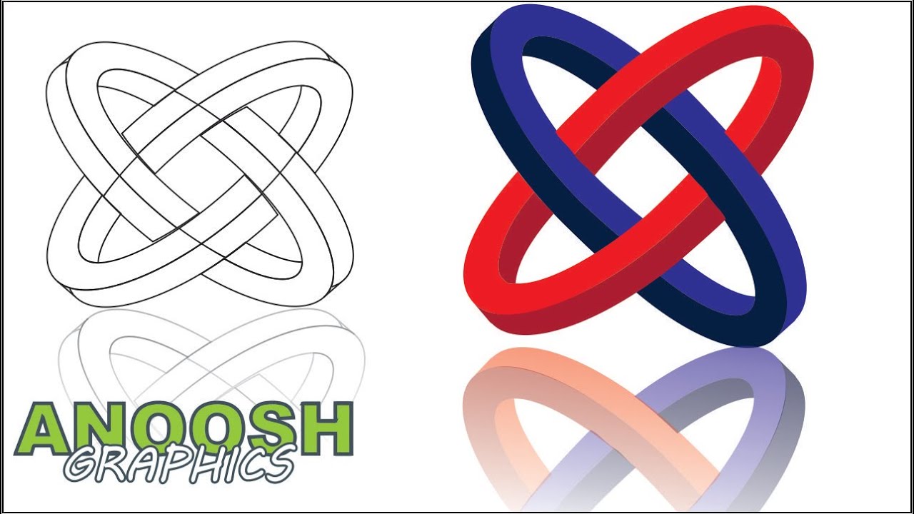 How To Make 3d Logo Design 3d Circle Design In Coreldraw Corel Draw