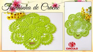 🍀Toalhinha de Crochê ou Sousplat . Por Vanessa Marcondes .