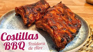 COSTILLAS BBQ EN FREIDORA DE AIRE