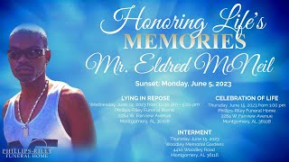 Honoring Life's Memories of Mr. Eldred McNeil