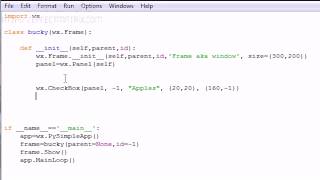 wxPython Programming Tutorial 12 Check Boxes