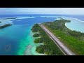 palmyra atoll drone filming pacific remote island. aerial stock footage 2022